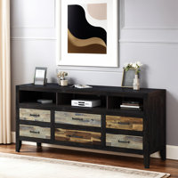 65 Inches TV Stand with 6 Drawers and 3 Shelves for Living room by Lark Manor