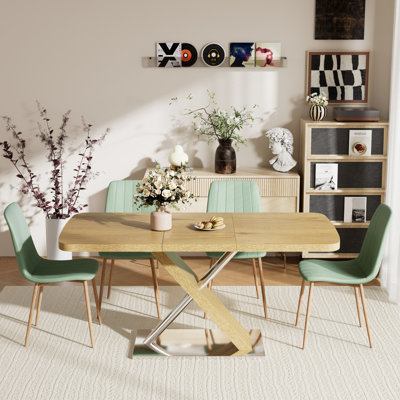 47.24-63in Extendable Dining Table set by Mercer41