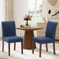 Oakridge Upholstered Solid Wood Fabric Parsons Dining Chair Side Chair by Winston Porter