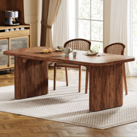 63-Inch Wood Modern Dining Table by Millwood Pines