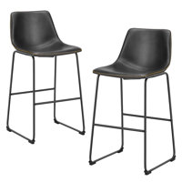 Modern 30" Upholstered Dining Chair Bar & Counter Stool by 17 Stories
