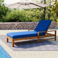 Premium Acacia Wood Adjustable Backrest Outdoor Lounge Chair – Perfect For Gardens, Terraces, And Poolside Relaxation