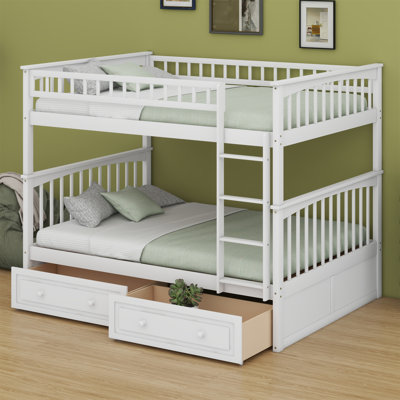 Bunk Bed With Drawers, Convertible Beds by Harriet Bee