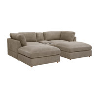 Aroonshire Modular Corduroy Sectional by Latitude Run