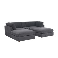 Aroonshire Modular Corduroy Sectional by Latitude Run