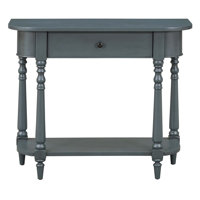 Narrow Console Table Entryway Table with Top Drawer and Open Shelf by Charlton Home