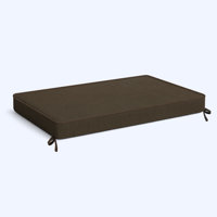 Custom anti-slip Size Bench Cushion For Indoor/Outdoor with Premium 75D High-Resilience Foam(with Single Piping & 2 Cushion Ties)_2 by Latitude Run