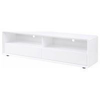 Ellice 71-Inch TV Stand Media Console White by Latitude Run