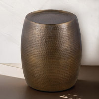Suellen Auric Hammered End Table by Mercer41