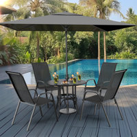 Outdoor Stackable Dining Chairs(Set Of 4) by Ebern Designs