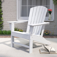 Hdpe Outdoor Adirondack Chair by Highland Dunes