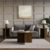 Joliet 3 Piece Coffee Table Set by Ebern Designs