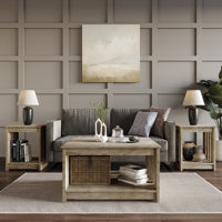Nashua 3 Piece Coffee Table Set by Gracie Oaks