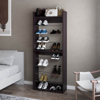 Oak Springs Shoe Rack, Wengue by Ebern Designs