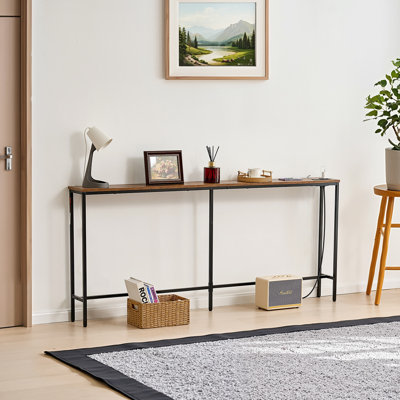 Narrow Console Sofa Table Couch Table 70.9†for Entryway & Living Room by 17 Stories