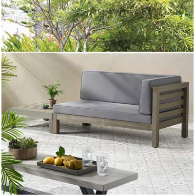 Right Corner Bench And Coffee Table by Hokku Designs