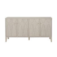 Ezequiel Mid-Century Modern Wood Sideboard With Adjustable Shelves And Storage Cabinet by Ebern Designs