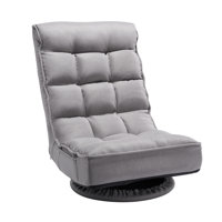 360° Swivel Floor Gaming Chair with 4 Adjustable Position Folding Floor Chair by Trule