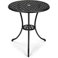 23.6"Patio Bistro Table, 2" Umbrella Hole by Winston Porter