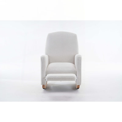 Fabric Rocking Chair With Adjustable Footrest by Isabelle & Max