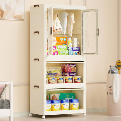 Portable Versatile Wardrobe With Advanced Features For Efficient Clothing Storage by Rebrilliant