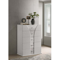 B999 Uv White 5 Drawer Chest by Latitude Run
