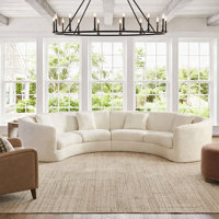 141" Mid - Century Modern Curved Modular Sofa, Style Meets Comfort by Hokku Designs