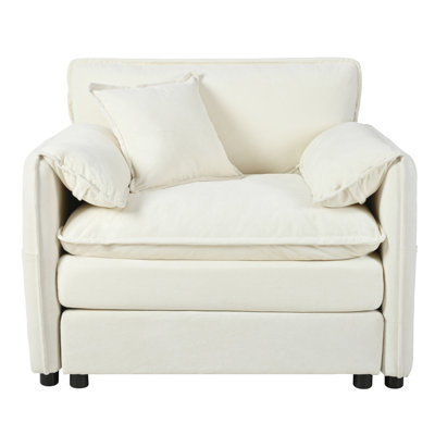 41.73" Upholstered Armchair by Ebern Designs