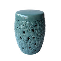 Ceramic Accent Stool by Highland Dunes