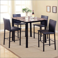 Metal Counter Height Dining Chairs With Black Metal Frame