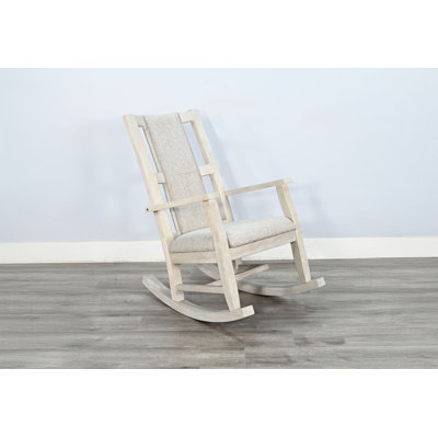 Solid Wood Rocking Chair by August Grove