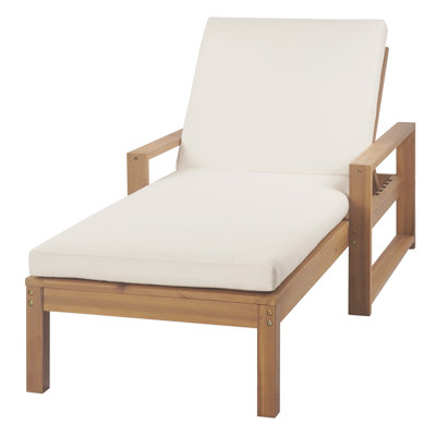 Outdoor Lounge Chairs Set Of 2, 5-Position Chaise Lounge Outdoor, Patio Chaise Lounge With Cushion & Adjustable Backrest, Pool Lounge Chairs