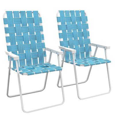 Portable And Durable Outdoor Folding Chairs Set For Versatile Uses by Arlmont & Co.