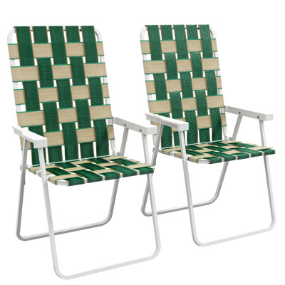 Portable And Durable Outdoor Folding Chairs Set For Versatile Uses by Arlmont & Co.