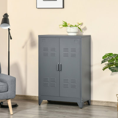 Industrial Steel Storage Cabinet Storage Organizer by Williston Forge