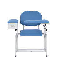 500 lbs. Adjustable Antimicrobial Bariatric Padded Phlebotomy Blood Drawing Chair with Drawer