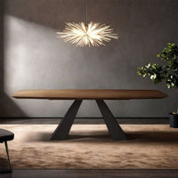 Simple dining table in solid wood by Corrigan Studio