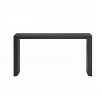 59.2" Long Console Table with Solid Wood Veneer by Latitude Run