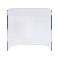 Solara 20 in. Seat Height Acrylic Accent Stool by Orren Ellis