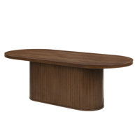 Gamarya Oak Finish Dining Table by Ebern Designs