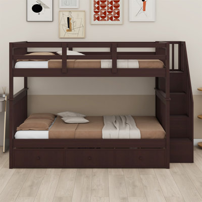 Stairway Bunk Bed With Three Drawers by Latitude Run