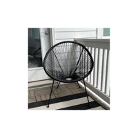 Outdoor Vinyl Acapulco Patio Chair With Frame (Set Of 2) by George Oliver