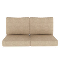 Sunbrella Outdoor Loveseat Seat / Back Cushion by Birch Lane