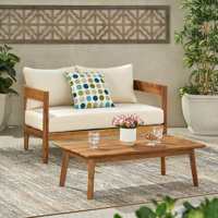 Outdoor wooden Patio Furniture with soft cushion