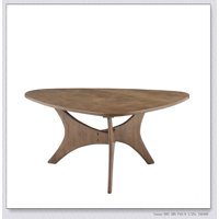 Triangle Wood Coffee table Practical, modern design, high quality materials, living room center by Millwood Pines