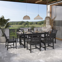 6-Person 70.9" Outdoor Dining Set with Armchairs by Gracie Oaks