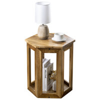 Living Room Acacia Wood End Table by Millwood Pines