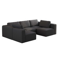 104.32*70.86 Modular Sectional Sofa Sleeper Couch, Sectional Sofa With Chaise And Ottoman, Convertible U Shaped Modular Sofa Set by Latitude Run