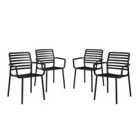 Outdoor Stacking Dining Armchair (Set Of 4) by Orren Ellis