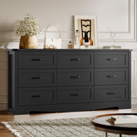 Rustic 9 Drawer Dresser Cabinet ,59